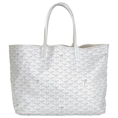 white goyard tote bag